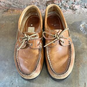 Vintage Made in Italy Men's Boat Shoes Size 8 US